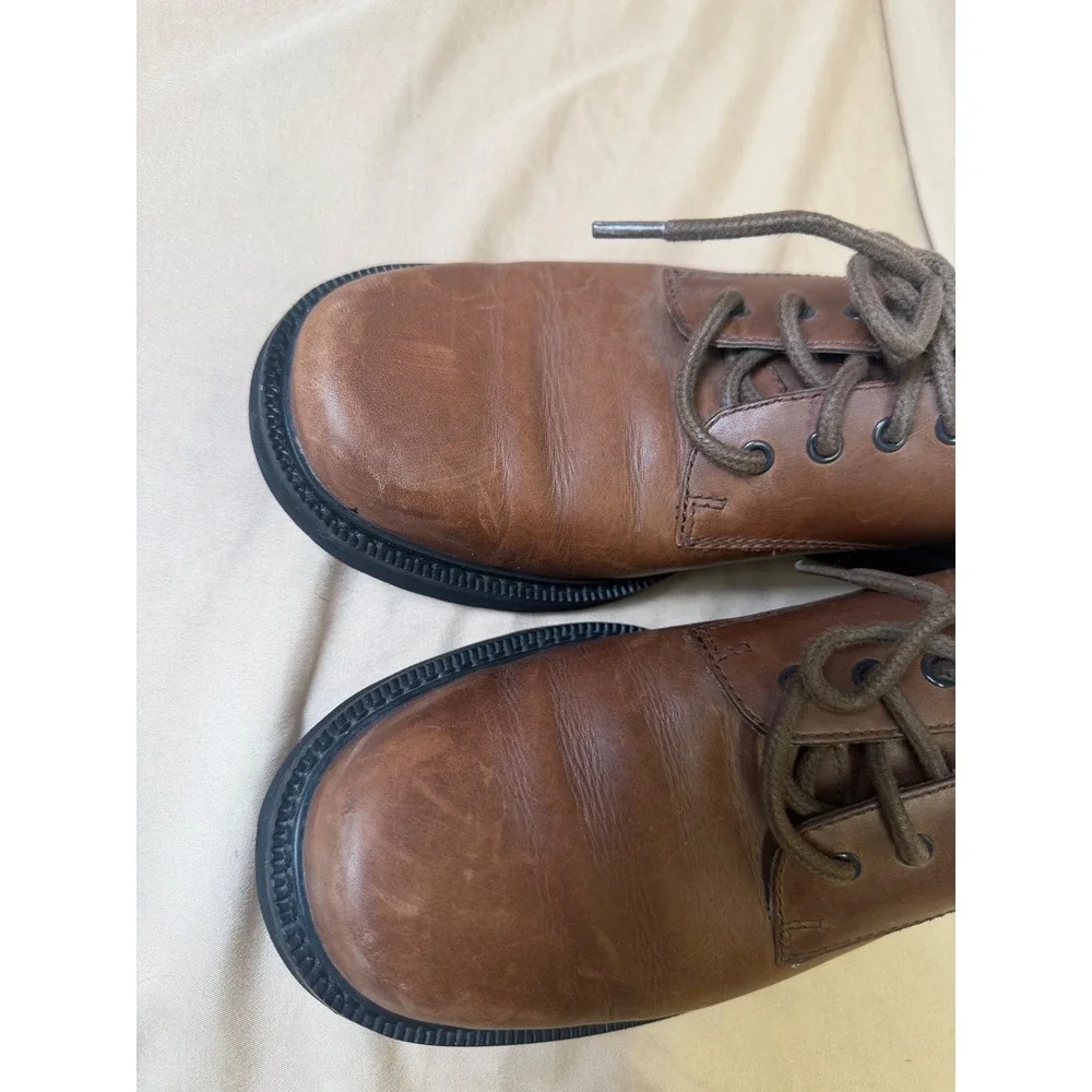 Rockport Hydro-Shield Waterproof Brown Leather Oxfords Mens Size 9M 72124M